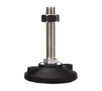 AURVIX Piedini regolabili per mobili 1 mobile, piedino fisso livellante scorrevole regolabile, diametro 30-125MM, filettatura connettore base M5 M6 M8 M10 M12 M14 M16 M20 M24(D100xM12x80)