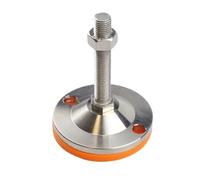 AURVIX Piedini regolabili per mobili 1 pz M8 M10 M12 M14 M16 M20 supporto pesante regolabile tazza mobili antiscivolo macchina fresatura livellamento fisso(D50xM10x80)