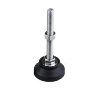 AURVIX Piedini regolabili per mobili 4PCS Gamba Tornio Regolabile Diametro 40mm Tipo di Filettatura Base Girevole Livellante Articolata M5/M6/M8/M10/M12(D40xM8x100mm)
