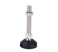 AURVIX Piedini regolabili per mobili Directional Adjusting Universal Hooves Fixed Anchor Cup for Aluminum Profile Thread M8 M10 M12 40/50mm(D40XM8X80)