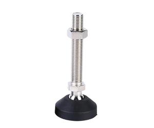 AURVIX Piedini regolabili per mobili Directional Adjusting Universal Hooves Fixed Anchor Cup for Aluminum Profile Thread M8 M10 M12 40/50mm(D40XM8X80)