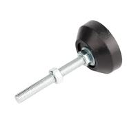 AURVIX Piedini regolabili per mobili Supporto regolabile ad assorbimento M10-M16 in acciaio al carbonio con vite fissa for tazza di ancoraggio(80-M10x150(2 set))