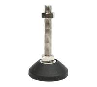 AURVIX Piedini regolabili per mobili Vite fissa regolabile Gambe di supporto for mobili Zoccoli Tazza di ancoraggio for protezione ammortizzatore antiscivolo for macchina(D100XM16X100mm)