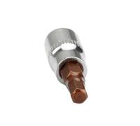 AURVIX Testa per chiave a bussola Kit di 21 bussole con punte Torx Star for utensili manuali, esagonali for chiave a cricchetto