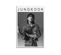 AURX Jungkook, poster artistico da parete su tela, per soggiorno, camera da letto, casa, ufficio, palestra, 30 x 45 cm