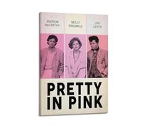 AURX Poster artistico da parete del film Pretty in Pink su tela, per soggiorno, camera da letto, casa, ufficio, palestra, 20 x 30 cm