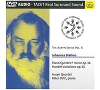 Brahms - Piano Quintet F Minor (Orth, Auryn Quartet) (DVD)