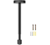 Aurzen Supporto per proiettore a soffitto estensibile lunghezza 40 cm - 60 cm, mini supporto da parete per proiettore adatto a tutti i proiettori, staffa di montaggio da ¼ pollici, angolo di