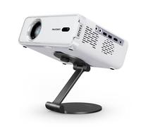 Aurzen Supporto Proiettori pieghevole ultracompatto | Regolazione 180° & montaggio rapido | Compatibile con la maggior parte dei Proiettori per BenQ, Wimius, Yaber, Acer (Filetto da 1/4 di pollice)