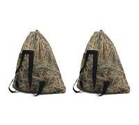 Auscamotek Borse per decoder in Rete D'Anatra con Waterfowl Hunting Blinds Goose Decoy Backpack Grande (Confezione da 2)