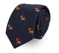 AUSCUFFLINKS Cravatte animali | Intrecciate | Nuziali per testimoni dello sposo | Cravatte da lavoro, Leone, Regolare