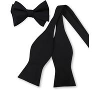 AUSCUFFLINKS Papillon da uomo in twill di seta, 100% seta, papillon slegato da uomo, papillon classico da matrimonio formale da uomo, Twill di seta, taglia unica