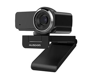AUSDOM AW635 HD 1080p Streaming Webcam con Microfono per PC, USB Web Camera Non grandangolare Perfetto per Fare Video lezioni e Video chiamate casa Lavoro apprendimento a Distanza Mac Computer Zoom