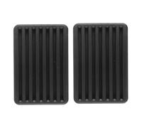 Ausi 2 pezzi di copripedali freno e frizione in gomma per Hyundai I10 Getz Accent Elantra Excel Tiburon Scoupe Lantra 3282524000 (veicoli con cambio manuale)