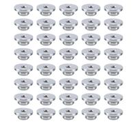 Ausi 40 pezzi di manicotti protettivi per ruote livello da 1/8 pollice, confezione ringhiere in cavo, passacavi acciaio inossidabile T316 recinzioni scale esterne residenziali