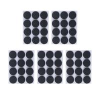 Ausi 60 pezzi, feltrini autoadesivi per sedie, rotondi da 28 mm, neri, feltrini professionali per mobili con forza adesiva per pavimenti di mobili