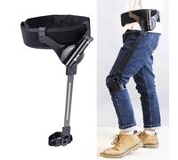 Ausili Per La Camminata Con Potenza Corporea Deambulatore Camminare Leggero e Portatile per Uso Quotidiano Per L'allenamento Riabilitativo Assistito(Left-leg,Medium)