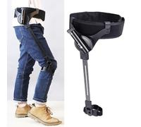 Ausili Per La Camminata Con Potenza Corporea Deambulatore Camminare Leggero e Portatile per Uso Quotidiano Per L'allenamento Riabilitativo Assistito(Right-leg,Medium)