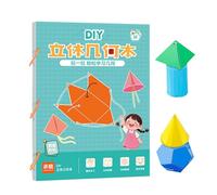 Ausili per l'apprendimento della geometria - Geometria per principianti con modelli geometrici solidi - Forniture didattiche educative per bambini ragazze ragazzi bambini
