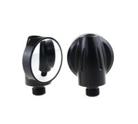 Ausiliario retrovisore Specchietto Laterale Con Presa Per Moto Per Benelli 502C 302S 752S Leoncino 500, Specchio Convesso Grandangolare Per Angolo Cieco(NERO)