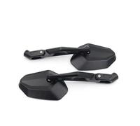 Ausiliario retrovisore Specchietto Retrovisore Laterale Per Moto Per Benelli TRK 552 X 2024, In Alluminio CNC, Pieghevole, Antiriflesso(NERO)