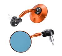 Ausiliario retrovisore Specchietto Retrovisore Per Moto Per Benelli Leoncino 500 250 800 502c 752s TRAIL 302S Retro Specchietto Retrovisore Per Estremità Manubrio(Arancia)