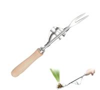 Ausilio di radice da giardino - Utensili manuali per la rimozione delle radici - Strumento di raccolta manuale in acciaio inossidabile per erbacce Giardino Fattoria Patio Cura Cura