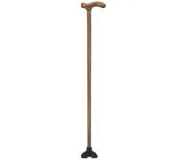 ausilio per la mobilità, Bastone da passeggio classico con manico piatto for anziani, bastone in legno di ebano lucidato a mano, antiscivolo e stabile(B,80Cm(Use Height 145 155Cm))