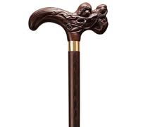 ausilio per la mobilità, Bastone da passeggio con testa di drago/fenice, bastone for mobilità in wengé naturale antiscivolo, for uomini e donne(A,82Cm(Use Height 155 160Cm))