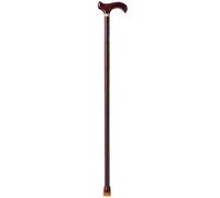 ausilio per la mobilità, Bastone da passeggio curvo classico for donna, bastone for mobilità Omic in faggio, 2 tipi di cuscinetti for i piedi disponibili(A,95Cm(Use Height 176 185Cm))
