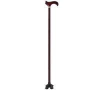 ausilio per la mobilità, Bastone da passeggio curvo classico for donna, bastone for mobilità Omic in faggio, 2 tipi di cuscinetti for i piedi disponibili(B,85Cm(Use Height 156 165Cm))