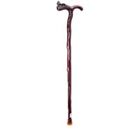 ausilio per la mobilità, Bastone da passeggio decorato con testa di fenice portafortuna, bastone in legno intagliato a mano for donne, for mantenere l'equilibrio(96Cm(Use Height 185 186Cm))