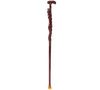 ausilio per la mobilità, Bastone da passeggio intagliato a forma di nuvola fortunata for donna, bastone in legno lucidato a mano, compleanno(87Cm(Use Height 165 170Cm))