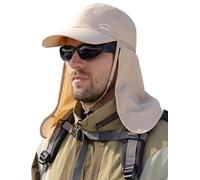 Ausing Cappellino UV Uomo Cappello Estivo Protezione Solare Traspirante Asciugatura Rapida Protezione UV Kaki