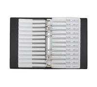 Ausla 1206 SMD Resistor Sample Book, 1% Tolleranza 170 Valori 50 Ciascuno, 8500-Pezzi Kit Assortimento in PVC per Studenti di Ingegneria Riparazione Esperimento