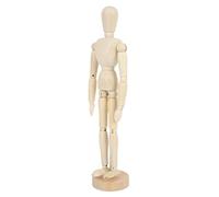 Ausla 12in Manikin in Legno Unito, Design Elegante, Libera Circolazione, Utilizzo Versatile, Multiuso, Grande Dono, Imitando la Proporzione del Corpo Umano, Usa Come Modello di Manichino per Artisti