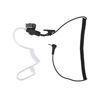 Ausla 2,5 Mm Ascolta Cuffia del Tubo, Materiale ABS, Suono Chiaro, Design Discreto, Compatibile con le Radio Walkie Talkie