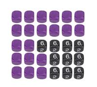 Ausla 30 Dadi Colorati in Plastica, Dadi a 6 Facce, Set di Cubi da 16 Mm, per Giochi da Tavolo e attività Matematiche, Leggeri e Portatili, per Serate di Gioco in Famiglia, in Aula, per feste.