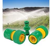 Ausla 3pcs 3/4 Adattatore per Connettore Rapido per Tubo Flessibile, Kit di Strumenti di Riparazione del Giardino Premium per Casa, Installazione Facile, Strumento Pratico, Connessione Rapida,