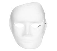 Ausla 5 Pcs Maschere Bianche Vuote per Disegno Fai da Te per Feste di Halloween, con Elastico Adatte per Feste Scolastiche e Compleanni (quanto costa?)