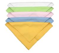 Ausla 5pcs Panni in Microfibra per Chitarra Panno per Pulizia Flauto per Chitarra Violino Pianoforte Clarinetto Tromba Sassofono con Bordi Speciali Seghettati