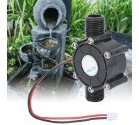 Ausla Accessorio del Generatore d'Acqua, Progettazione Ad Alta Efficienza, Uscita Regolata DC 12V, Generazione di Energia Migliorata, Generatore di Acqua Idroelettrica Elettrica Black DC per