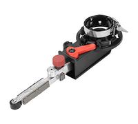 Ausla Adattatore per Smerigliatrice Angolare a Nastro, Convertitore per Utensili di Levigatura con 3 Braccia di Lavoro e Nastri Abrasivi per Lucidare Vetro, Legno, Metallo e plastica.
