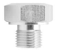Ausla Adattatore Sensore Pressione Olio LS, Adattatore Manometro in Alluminio per LS1 LSX LS3, X 1,5 a 1 8 NPT, Installazione Blocco Posteriore o Anteriore per Porta Pressione Olio di Scambio Motore
