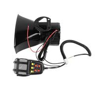Ausla Altoparlante Megafono per Auto, Amplificatore Audio da 12 V con Sirena a 7 Toni per Avvisi di Emergenza e Comunicazione con il Veicolo