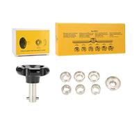 Ausla Apricasse per Orologi, Kit Professionale Apricasse, Kit di Strumenti per la Riparazione dell'orologio, Apri Cassa dell'orologio con 7 Stampi, per Apertura Casse Orologi Tudor