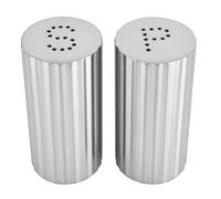 Ausla Ausla Agitatori per Condimenti, Dispenser per Spezie in Acciaio Inossidabile 304, Design Compatto per un Facile Utilizzo in o all'aperto, Ideali per Sale e Peperoncino in Polvere (SILVER)