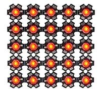 Ausla Base in Alluminio per Perline LED Ad Alta Potenza da 25 Pezzi da 3 W (660NM)