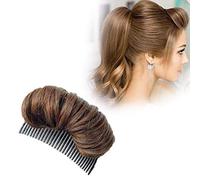 Ausla Base per Capelli per Aumentare il Volume, Accessori per Capelli Donna, Strumento per Modellare i Senza Sforzo per Corti e Lunghi, Ideale per Aggiornamenti Alla Moda e Feste (Marrone chiaro)
