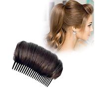 Ausla Base per Capelli per Aumentare il Volume, Accessori per Capelli Donna, Strumento per Modellare i Senza Sforzo per Corti e Lunghi, Ideale per Aggiornamenti Alla Moda e Feste (Marrone scuro)